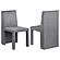 Tordera Velvet Upholstered Dining Side Chair Grey (Set of 2) by Coaster