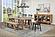 Middleton 6-piece Extension Leaf Dining Set Brown and Black by Coaster