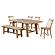 Middleton 6-piece Extension Leaf Dining Set Natural Brown by Coaster