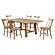 Middleton 7-piece 60-inch Dining Set w/Extension Leaf Natural Brown by Coaster