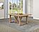 Middleton 106-inch Extension Leaf Dining Table Natural Brown by Coaster