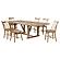 Middleton 7-piece 78.5-inch Dining Set w/Extension Leaf Natural Brown by Coaster