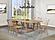 Middleton 7-piece 78.5-inch Dining Set w/Extension Leaf Natural Brown by Coaster