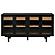 Middleton 4-Door Sideboard Server w/Dual Drawers Black by Coaster