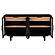 Middleton 4-Door Sideboard Server w/Dual Drawers Black by Coaster