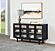 Middleton 4-Door Sideboard Server w/Dual Drawers Black by Coaster