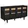 Middleton 4-Door Sideboard Server w/Dual Drawers Black by Coaster