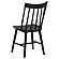 Middleton Solid Wood Dining Side Chair Black (Set of 2) by Coaster