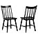 Middleton Solid Wood Dining Side Chair Black (Set of 2) by Coaster