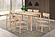 Parkridge 7-piece 59-inch Wood Dining Set White Washed by Coaster