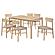 Parkridge 7-piece 59-inch Wood Dining Set White Washed by Coaster