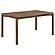 Parkridge 5-piece 59-inch Wood Dining Set Natural Walnut by Coaster