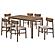 Parkridge 7-piece 59-inch Wood Dining Set Natural Walnut by Coaster