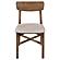 Parkridge Dining Side Chair Natural Walnut (Set of 2) by Coaster