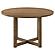Crestmore 46-inch Round Wood Dining Table Walnut by Coaster