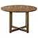 Crestmore 46-inch Round Wood Dining Table Walnut by Coaster