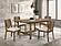 Crestmore 5-piece Rectangular Dining Table Set Walnut by Coaster