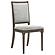 Onslow Upholstered Dining Side Chair Dark Brown (Set of 2) by Coaster