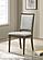 Onslow Upholstered Dining Side Chair Dark Brown (Set of 2) by Coaster