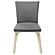 Biloxi Upholstered Dining Side Chair Grey (Set of 2) by Coaster