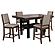 Patterson 5-piece Counter Height Dining Set Mango Oak by Coaster