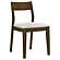 Almonte Dining Chair Upholstered Seat Dark Brown (Set of 2) by Coaster