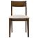 Almonte Dining Chair Upholstered Seat Dark Brown (Set of 2) by Coaster