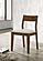 Almonte Dining Chair Upholstered Seat Dark Brown (Set of 2) by Coaster