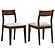 Almonte Dining Chair Upholstered Seat Dark Brown (Set of 2) by Coaster