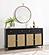 Arini 2-Drawer Cane Door Dining Sideboard Server Black by Coaster