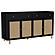Arini 2-Drawer Cane Door Dining Sideboard Server Black by Coaster