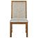 Bruner Upholstered Side Chair Natural Brown (Set of 2) by Coaster