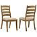Danvers Wood Dining Side Chair Brown Oak (Set of 2) by Coaster