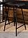 Bayu Leather Upholstered Saddle Seat Backless Bar Stool Antique Espresso and Black (Set of 2) by Coaster