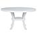 Judd 54-inch Round Wood Dining Table w/Shelf Pearl White by Coaster