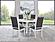 Judd 5-piece 54-inch Round Wood Dining Table Set Pearl White by Coaster