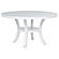 Judd 54-inch Round Wood Dining Table w/Shelf Pearl White by Coaster