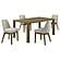 Castlewood 5-piece 71-inch Rectangular Dining Set Brown Oak by Coaster