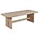 Kailani 110-inch Rectangular Wood Dining Table Beige Oak by Coaster