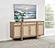 Kailani 4-Door Cane Sideboard Buffet Cabinet Beige Oak by Coaster