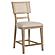 Kailani Rattan Cane Counter Side Chair Beige Oak (Set of 2) by Coaster