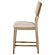 Kailani Rattan Cane Counter Side Chair Beige Oak (Set of 2) by Coaster