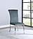 Beaufort Upholstered Curved Back Side Chairs Dark Grey (Set of 2) by Coaster