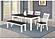 Kingman 6-piece Rectangular Dining Set Espresso and White by Coaster