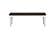 Kingman Rectangular Bench Espresso and White by Coaster