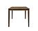 Wethersfield Dining Table with Clipped Corner Medium Walnut by Coaster