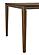 Wethersfield Dining Table with Clipped Corner Medium Walnut by Coaster