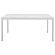 Athena Rectangle Dining Table with Marble Top Chrome by Coaster