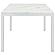 Athena Rectangle Dining Table with Marble Top Chrome by Coaster