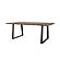 Ditman Live Edge Dining Table Grey Sheesham and Black by Coaster